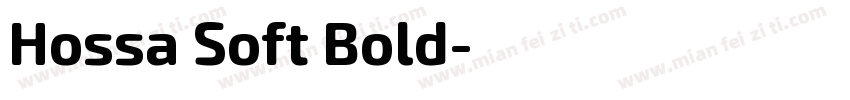 Hossa Soft Bold字体转换